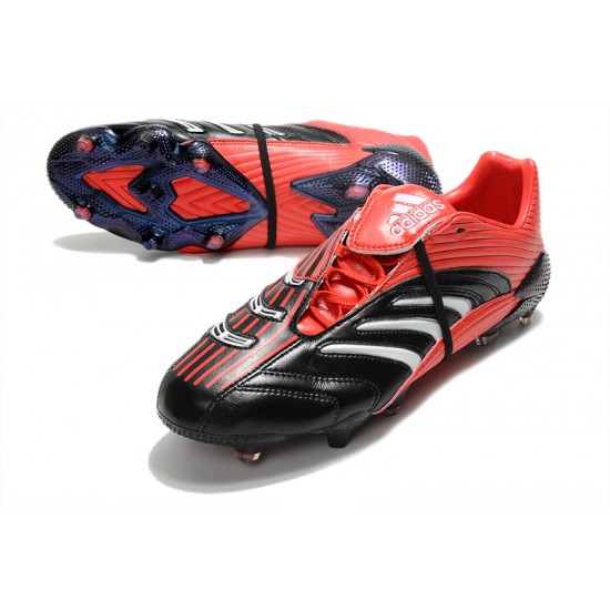 Adidas Predator Absolute 20 FG Soccer Cleats Black Red