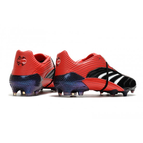 Adidas Predator Absolute 20 FG Soccer Cleats Black Red