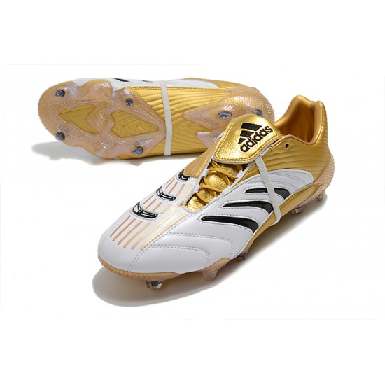 Adidas Predator Absolute 20 FG Soccer Cleats Yellow White