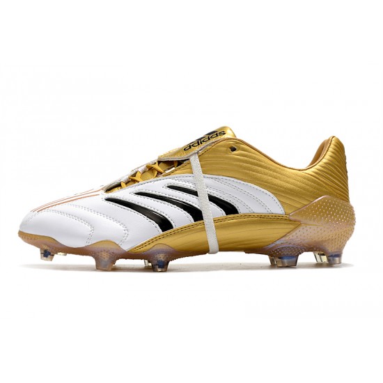 Adidas Predator Absolute 20 FG Soccer Cleats Yellow White