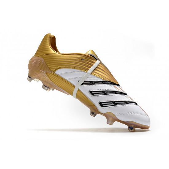 Adidas Predator Absolute 20 FG Soccer Cleats Yellow White