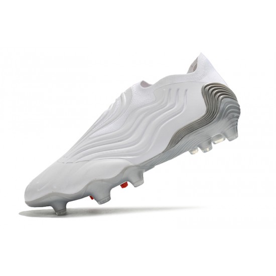 Adidas Copa Sense FG Soccer Cleats White Gray