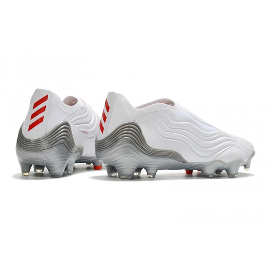 Adidas Copa Sense FG Soccer Cleats White Gray