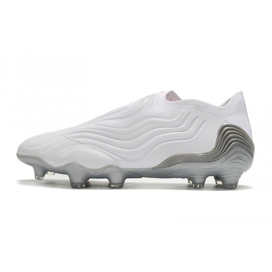 Adidas Copa Sense FG Soccer Cleats White Gray