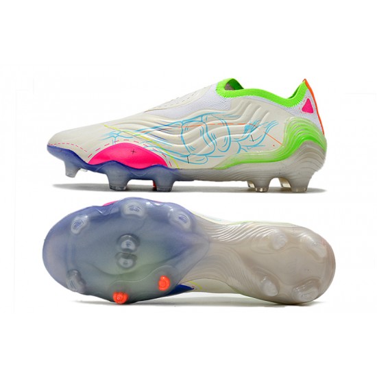 Adidas Copa Sense FG Soccer Cleats White Green