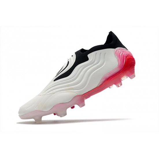 Adidas Copa Sense FG Soccer Cleats White Pink