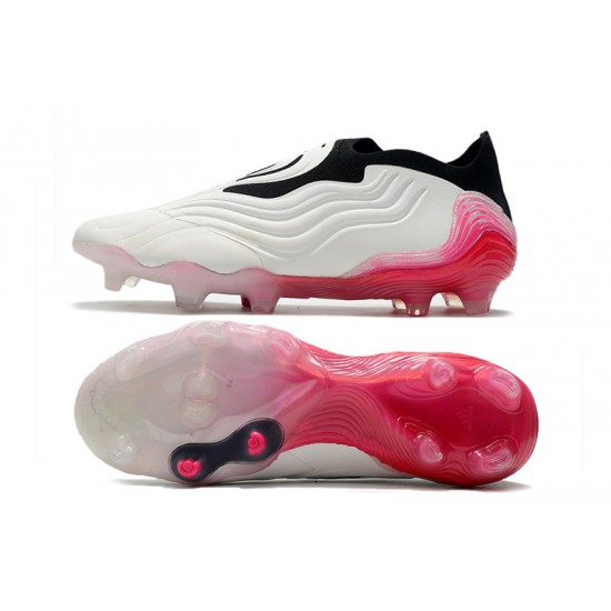 Adidas Copa Sense FG Soccer Cleats White Pink