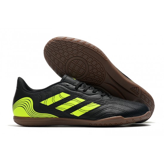 Adidas Copa Sense4 IN Soccer Cleats Gold Black