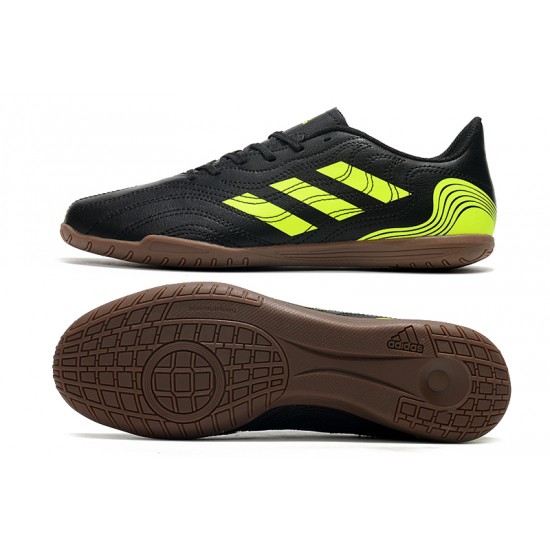 Adidas Copa Sense4 IN Soccer Cleats Gold Black