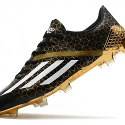 Adidas F50 Ghosted Adizero HT FG Soccer Cleats Black White