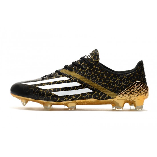 Adidas F50 Ghosted Adizero HT FG Soccer Cleats Black White
