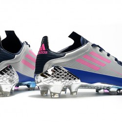 Adidas F50 Ghosted Adizero HT FG Soccer Cleats Gray Blue