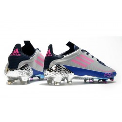 Adidas F50 Ghosted Adizero HT FG Soccer Cleats Gray Blue