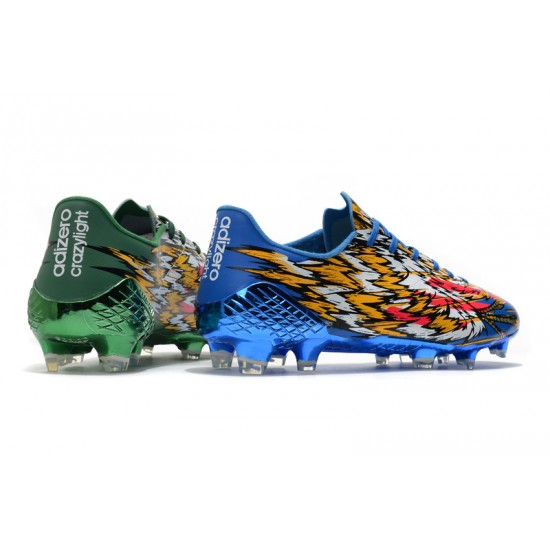 Adidas F50 Ghosted Adizero HT FG Soccer Cleats Orange Green