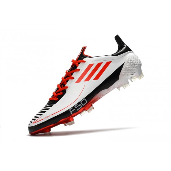 Adidas F50 Ghosted Adizero HT FG Soccer Cleats Red Black