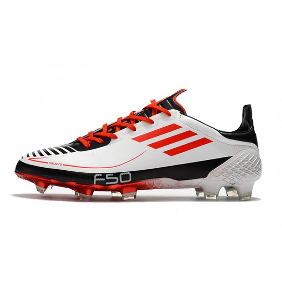 Adidas F50 Ghosted Adizero HT FG Soccer Cleats Red Black