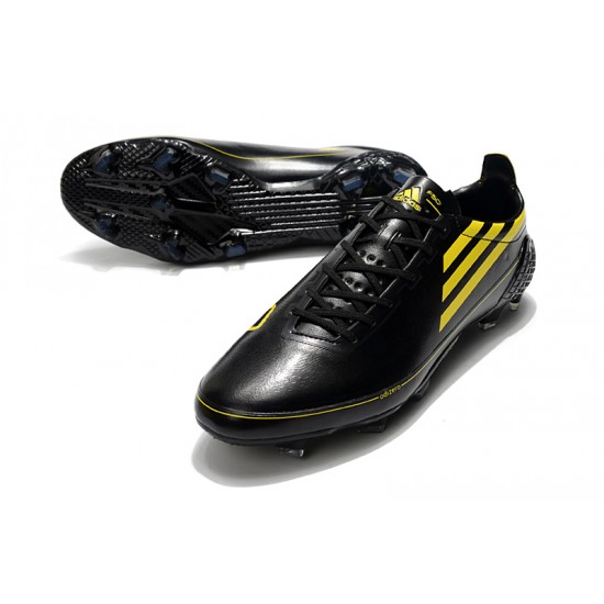 Adidas F50 Ghosted Adizero HT FG Soccer Cleats Yellow Black