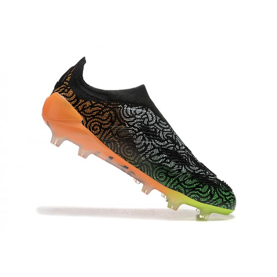 Adidas Predator Accuracy FG Black Orange Mens Soccer Cleats Adidas Predator Accuracy FG Black Orange Mens Soccer Cleats