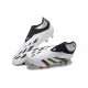 Adidas Predator Accuracy FG White Black Soccer Cleats Adidas Predator Accuracy FG White Black Soccer Cleats