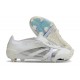 Adidas Predator Accuracy FG White Silver Mens Soccer Cleats Adidas Predator Accuracy FG White Silver Mens Soccer Cleats
