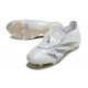 Adidas Predator Accuracy FG White Silver Mens Soccer Cleats Adidas Predator Accuracy FG White Silver Mens Soccer Cleats