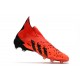 Adidas  Predator Freak FG Meteorite Pack Soccer Cleats Red Black