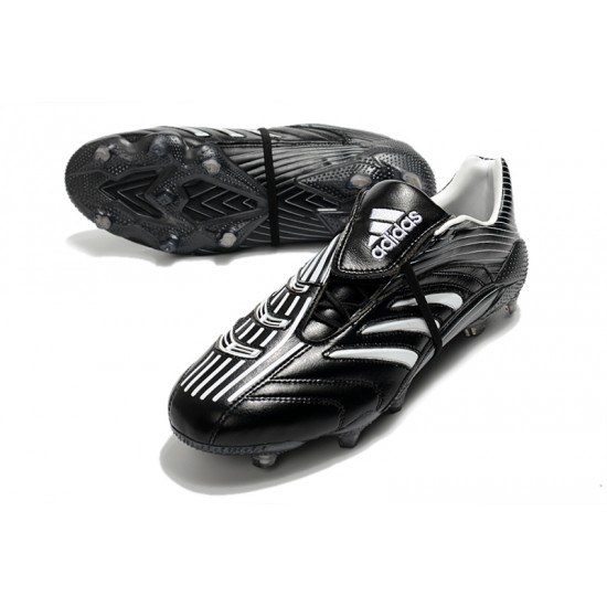 Adidas Predator Absolute 20 FG Soccer Cleats Black White