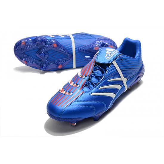 Adidas Predator Absolute 20 FG Soccer Cleats Blue White Red