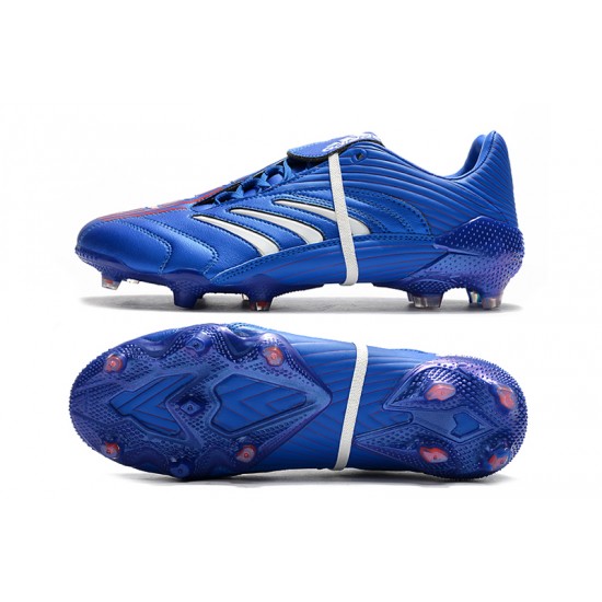Adidas Predator Absolute 20 FG Soccer Cleats Blue White Red