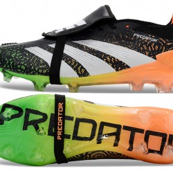 Adidas Predator Accuracy FG Boost Soccer Cleats Black Green White Orange