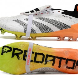 Adidas Predator Accuracy FG Boost Soccer Cleats Black White Yellow