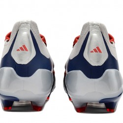 Adidas Predator Accuracy FG Boost Soccer Cleats Deep Blue Grey Red