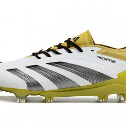Adidas Predator Accuracy FG Boost Soccer Cleats Olive Black White