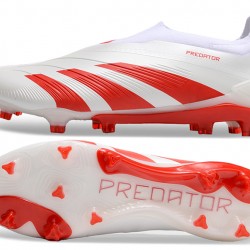 Adidas Predator Accuracy FG Boost Soccer Cleats White Red