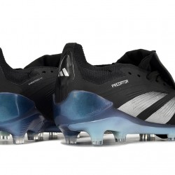 Adidas Predator Accuracy FG Low Soccer Cleats Black Silver Blue