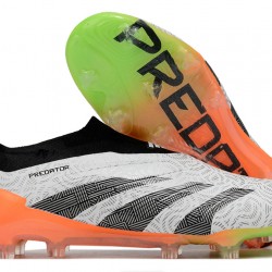 Adidas Predator Accuracy FG Low Soccer Cleats Orange Black Grey