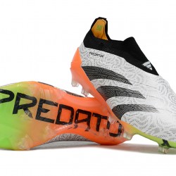 Adidas Predator Accuracy FG Low Soccer Cleats Orange Black Grey