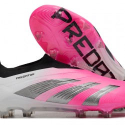 Adidas Predator Accuracy FG Low Soccer Cleats Purple White Black