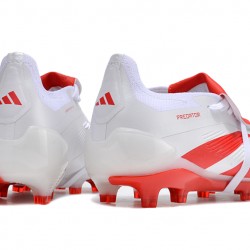 Adidas Predator Accuracy FG Low Soccer Cleats Red White