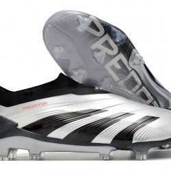 Adidas Predator Accuracy FG Low Soccer Cleats Silver Black