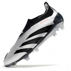 Adidas Predator Accuracy FG Low Soccer Cleats Silver Black