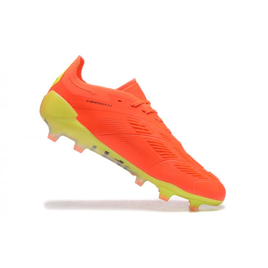 Adidas Predator Accuracy FG Orange Black Mens Soccer Cleats Adidas Predator Accuracy FG Orange Black Mens Soccer Cleats
