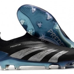 Adidas Predator Accuracy FG Soccer Cleats Black Blue Silver