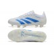 Adidas Predator Accuracy FG White Blue Mens Soccer Cleats Adidas Predator Accuracy FG White Blue Mens Soccer Cleats