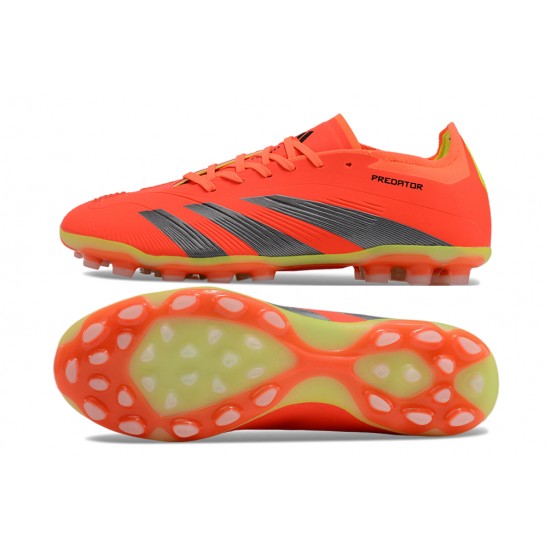 Adidas Predator Elite AG Red Black Mens Soccer Cleats Adidas Predator Elite AG Red Black Mens Soccer Cleats