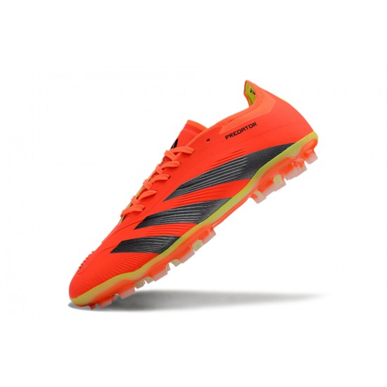 Adidas Predator Elite AG Red Black Mens Soccer Cleats Adidas Predator Elite AG Red Black Mens Soccer Cleats