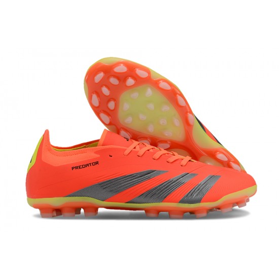 Adidas Predator Elite AG Red Black Mens Soccer Cleats Adidas Predator Elite AG Red Black Mens Soccer Cleats