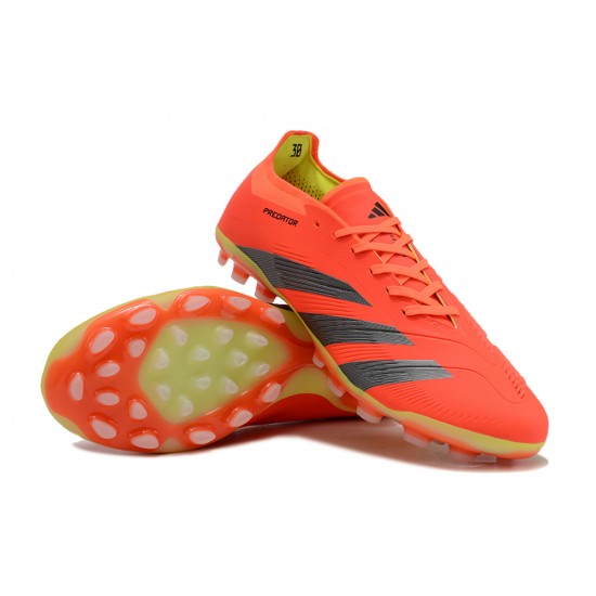 Adidas Predator Elite AG Red Black Mens Soccer Cleats Adidas Predator Elite AG Red Black Mens Soccer Cleats