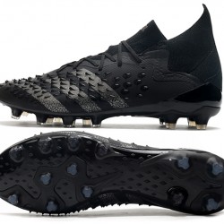 Adidas Predator Freak .1 Low AG Soccer Cleats Black Gray