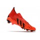 Adidas Predator Freak .1 Low AG Soccer Cleats Black Orange